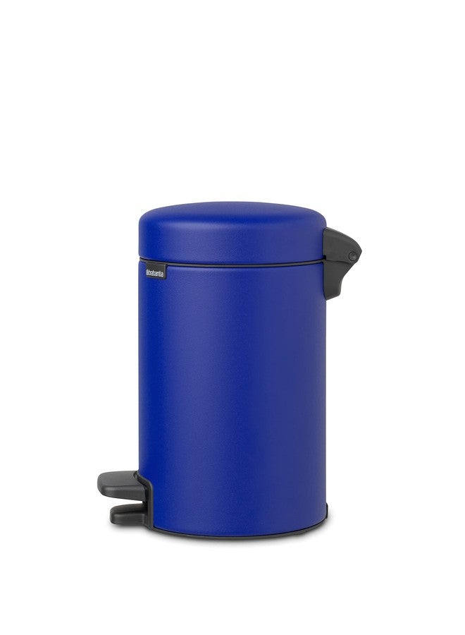 Brabantia Pedal Bins NewIcon Pedal Bin 3 litre Plastic Bucket Mineral Powerful Blue - Image 3